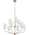 Harmony 9-light Chandelier Aged Brass on Sale