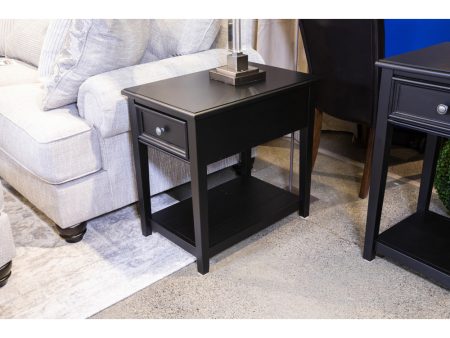 Beckincreek Rectangular End Table Black For Discount