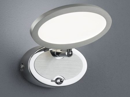 5 W Duellant LED Wall Light Chrome Online now