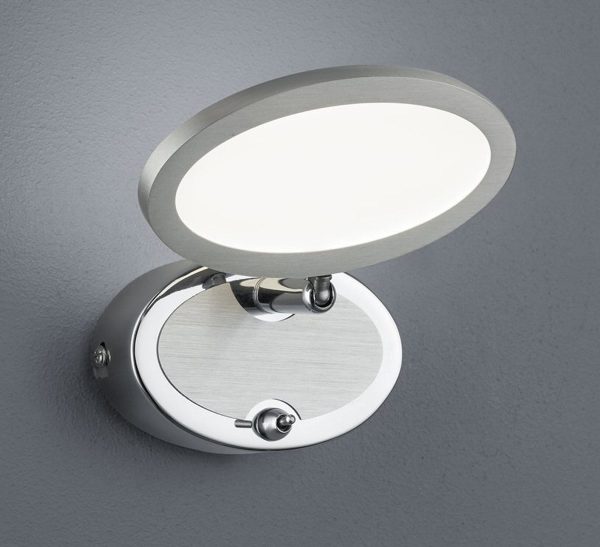 5 W Duellant LED Wall Light Chrome Online now