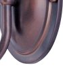 6 w Malibu 1-Light Wall Sconce Oil Rubbed Bronze For Sale