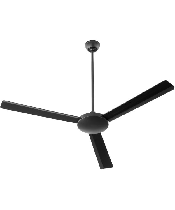 60  w Aerovon Ceiling Fan Matte Black Discount