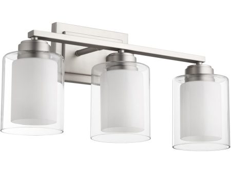 3-light Bath Vanity Light Satin Nickel For Discount