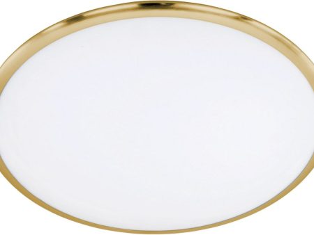 16 W Seattle LED Ceiling Light Brass-Matte Discount