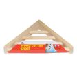 Wood Corner Shelf 1 Pack - (7 L x 7 W x 1.5 H) by Prevue Online Hot Sale