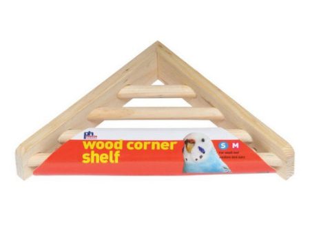 Wood Corner Shelf 1 Pack - (7 L x 7 W x 1.5 H) by Prevue Online Hot Sale