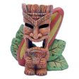 Tiki with Surfboard Aquarium Ornament 6   Tall by Penn Plax For Cheap