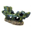 Sunken Ship Aquarium Decor Small - 7 L x 2.5 W x 3.5 H by Penn Plax Fashion