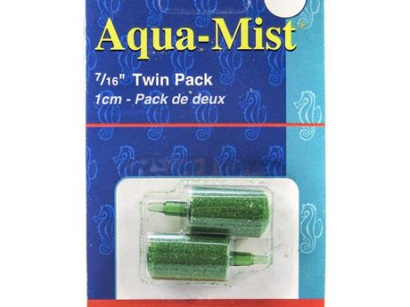 Aqua-Mist Cylinder Airstone 7 16  Long Airstone (2 Pack) by Penn Plax Online Hot Sale