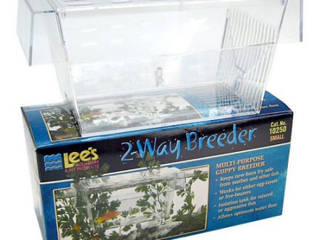 2-Way Breeding Tank 6.75 L x 3 W x 3 H by Lee s Sale