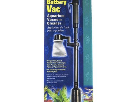 Super Battery Vac Aquarium Vacuum Cleaner Super Battery Powered Aquarium Vacuum by Penn Plax For Sale