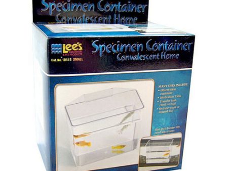 Specimen Container Convalescent Home Small - 5.1 L x 2.5 W x 4.5 H by Lee s Hot on Sale