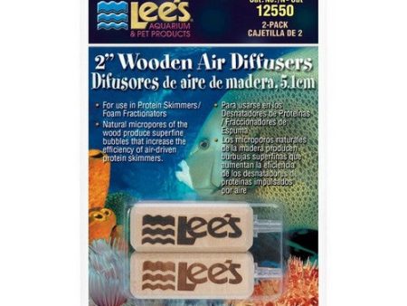 Wood Airstone Air Diffuser 2  Long (2 Pack) by Lee s Discount