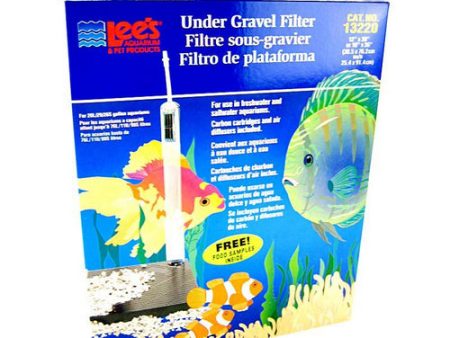 Original Undergravel Filter 30  Long x 12  Wide or 36  Long x 10  Wide (29 Gallons) by Lee s Hot on Sale