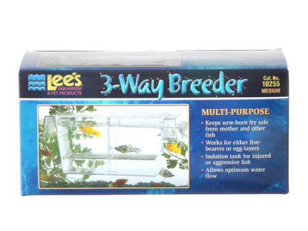 3-Way Breeding Tank 6.75 L x 3 W x 3 H by Lee s Online now